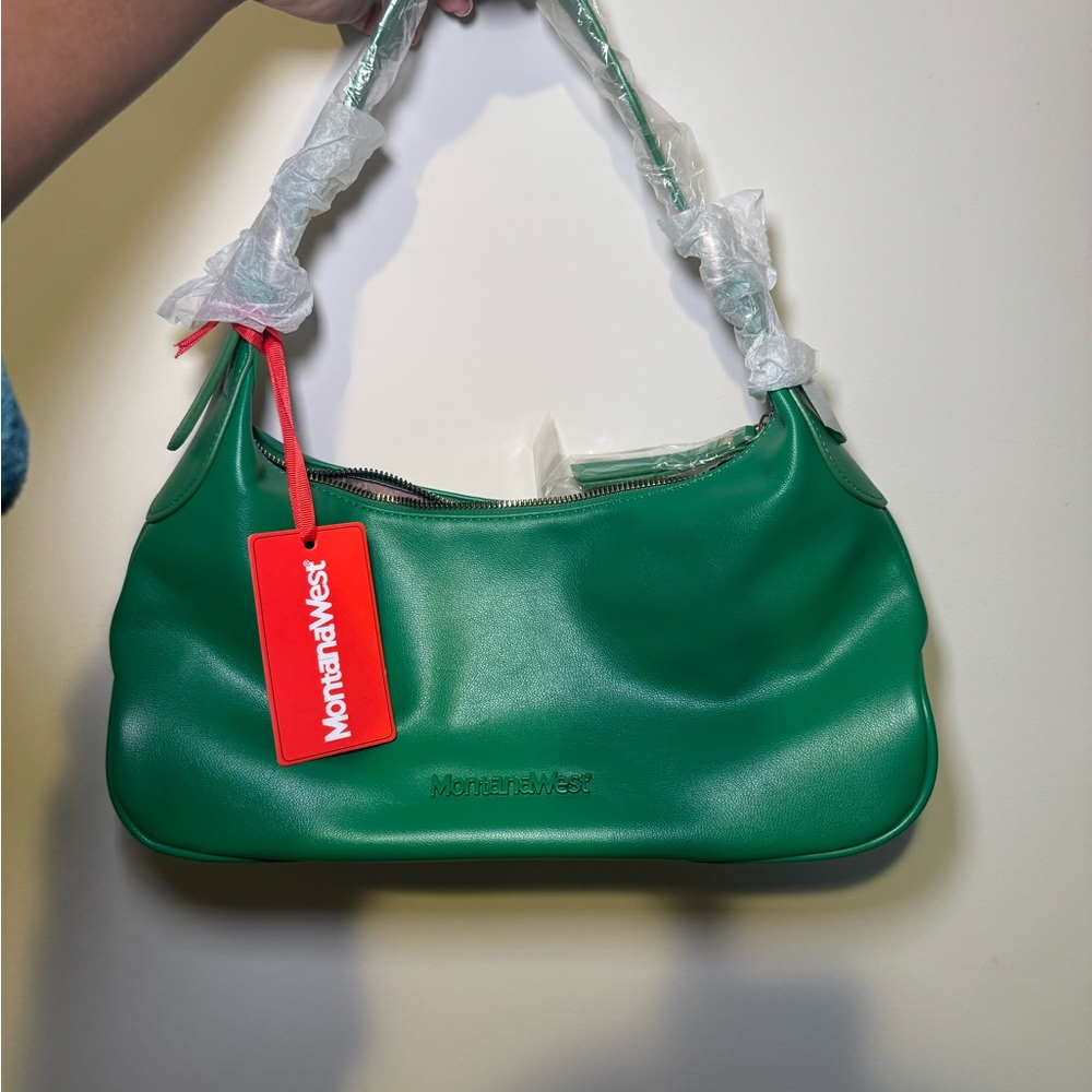 Montana West Emerald Green Shoulder Bag